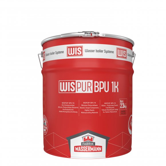WIS PUR®BPU 1K. Bitumen - na bazi poliuretana, jednokomponentni, Visoka elastičnost Hidroizolacijski materijal.