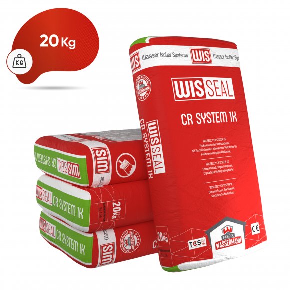 WISSEAL® CR SYSTEM 1K Jednokomponentni na bazi cementa, Kristalizirani hidroizolacijski mort