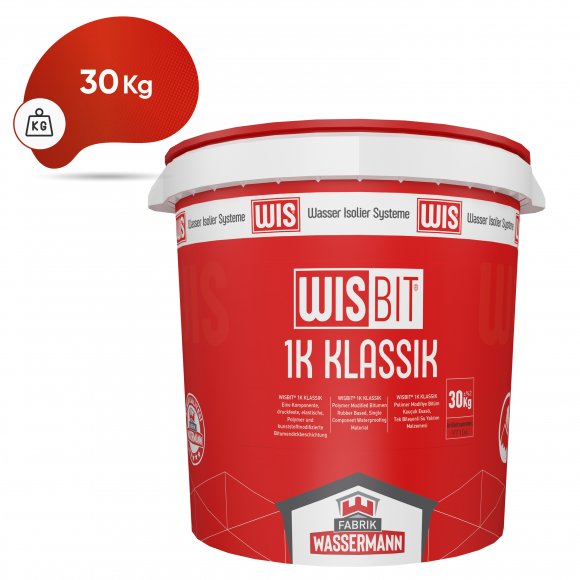 WISBIT® 1K KLASSIK Modificiran polimerom, na bazi bitumenske gume, Jednokomponentni hidroizolacioni materijal