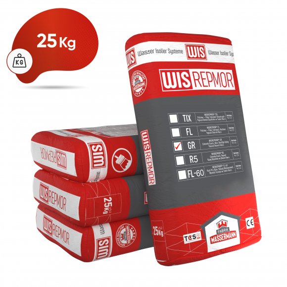 WISREPMOR® PUR 2K WS-P GR Na bazi cementa, samonivelirajući To je malter za fugiranje i punjenje fuga.