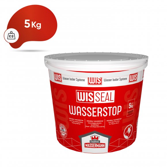 WISSEAL® WASSERSTOP Područje vrlo brzog postavljanja Mort za blokiranje vode