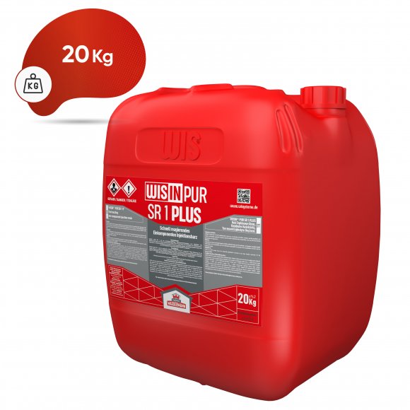 WISIN ® PUR SR1 PLUS Vrlo brza reakcija, integrirani katalizator Jednokomponentna smola za injektiranje.