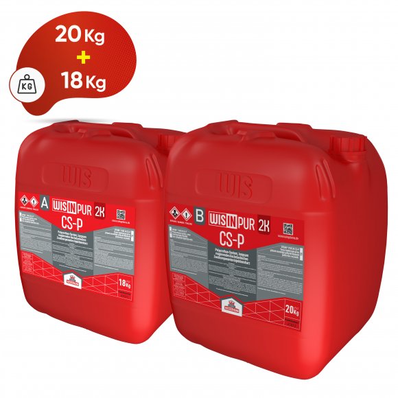 WISIN® PUR 2K CS-P Koristi se kod pukotina, hladnih spojeva i dilatacija,sporo reaguje, To je dvokomponentna poliuretanska smola.
