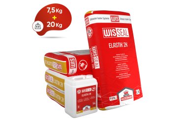 WISSEAL® ELASTIK 2K Dvokomponentni na bazi cementa i akrila, Potpuno elastičan hidroizolacijski mort