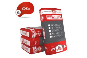 WISREPMOR® R5 Polimer – ojačan vlaknima Malter za korekciju i popravku betona.
