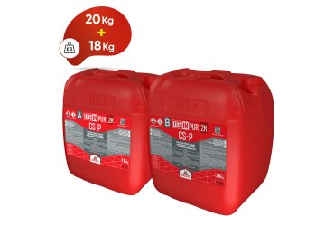 WISIN® PUR 2K CS-P Koristi se kod pukotina, hladnih spojeva i dilatacija,sporo reaguje, To je dvokomponentna poliuretanska smola.